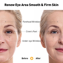 Crème légère contour des yeux Retinol, texture agréable et absorption rapide.