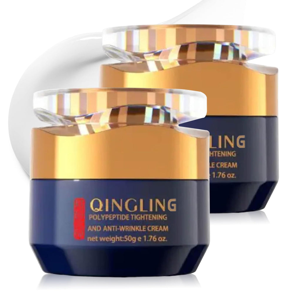 Plutarn Qingling Crème Visage avec pompe pour hydratation durable.
