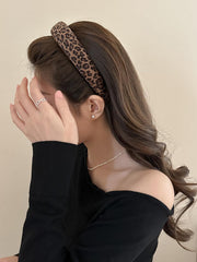 PLwelth bandeau imprimé léopard porte look décontracté et élégant.