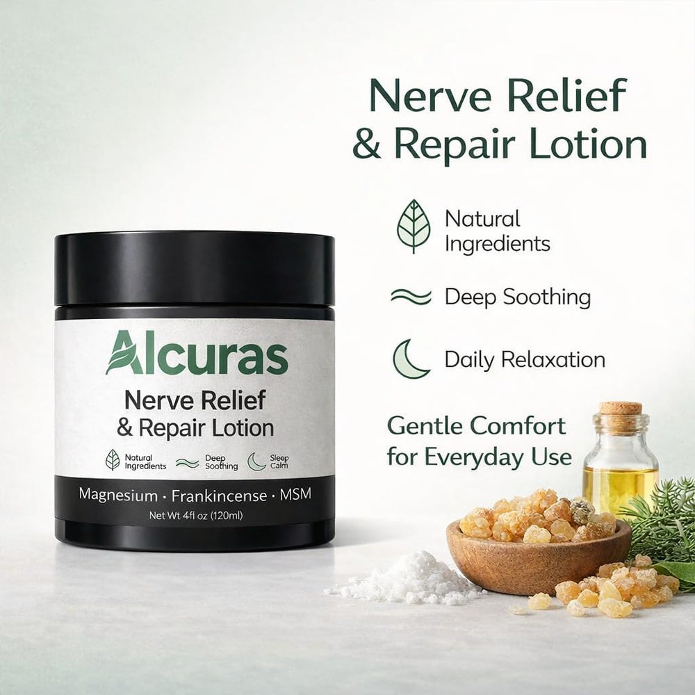 Crème Alcura de PLYNXE, massage ciblé pour détendre les zones de tension.