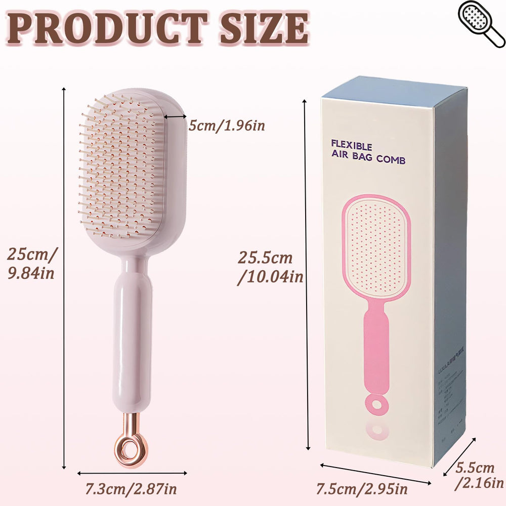 PMDYBY brosse-adaptee-tous-types-cheveux, polyvalente pour soins maison et en déplacement.