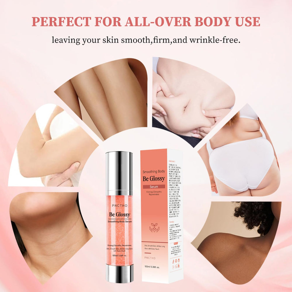 Pnctho Be Glossy Serum — absorption douce et peau prête à s’habiller immédiatement.