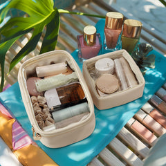 Pocmimut organisateur voyage clear, accès facile à vos essentiels en déplacement.