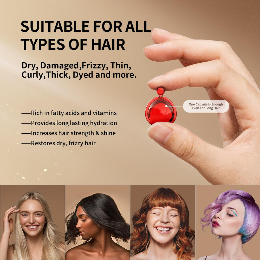 Poeroes Huile Capillaire cheveux après usage doux, lisses et sans frisottis.