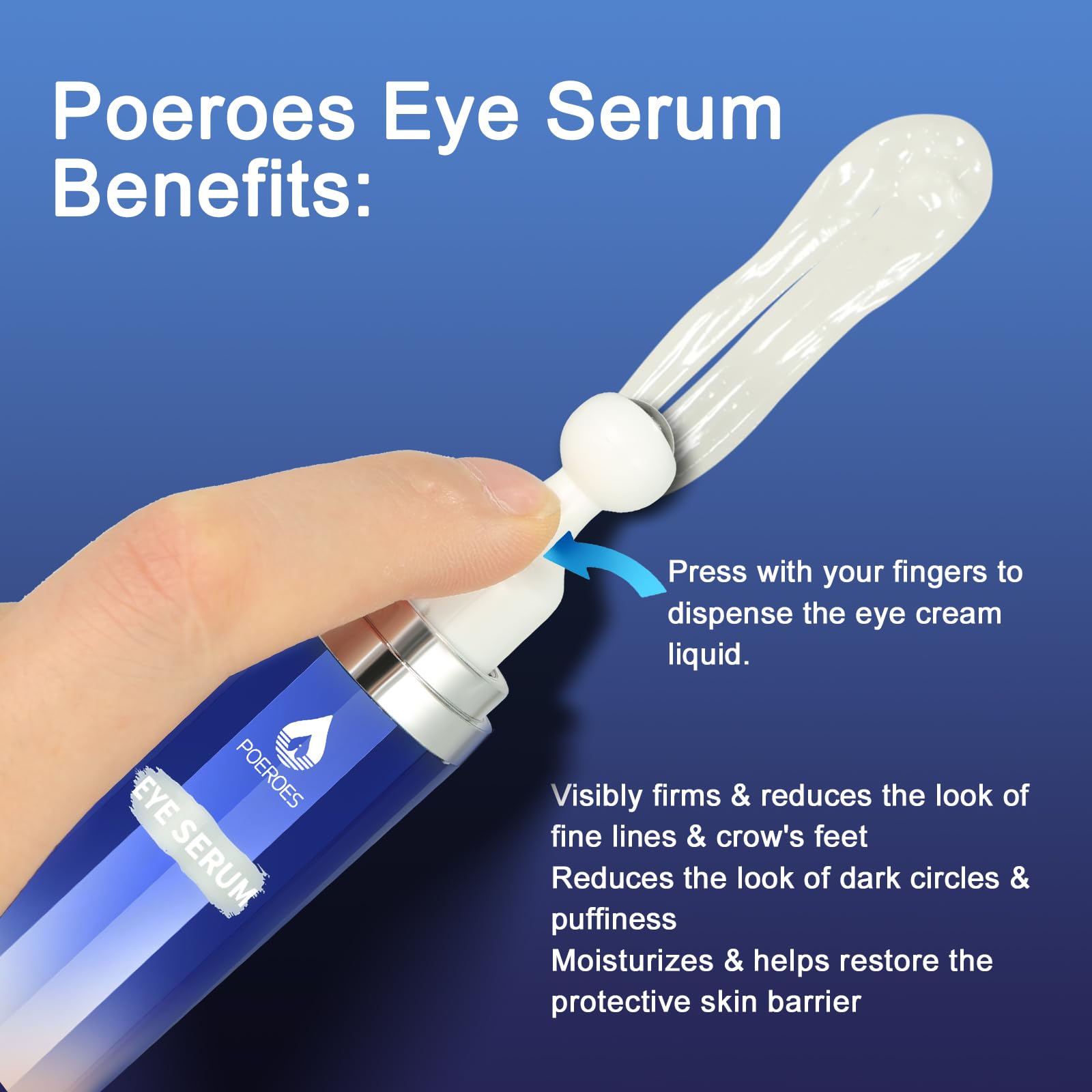 Rouleau 360 POEROES pour stimuler circulation autour des yeux