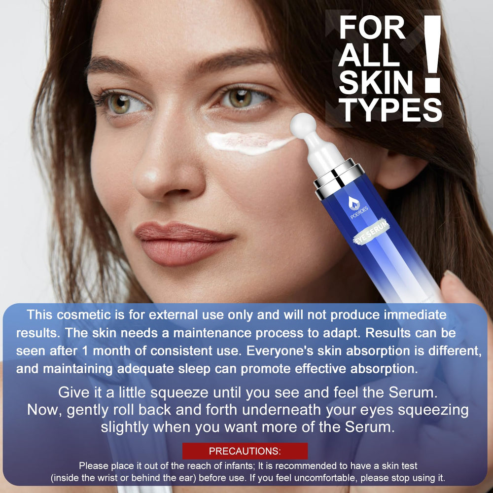 POEROES serum oeil utilisation jour et nuit, routine quotidienne