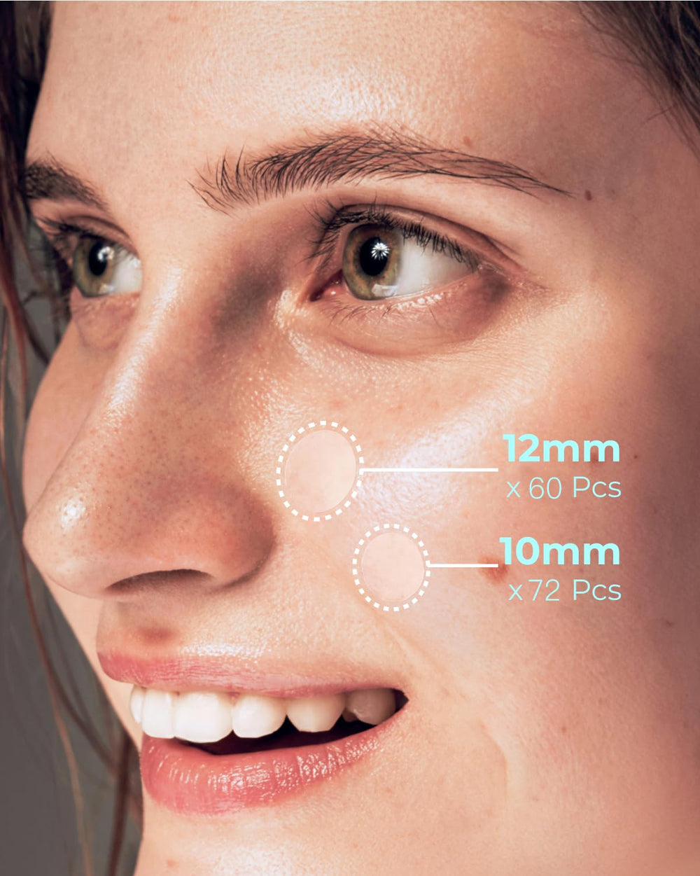 Patch hydrocolloïde POINTMASS, deux tailles offrant plus de flexibilité.