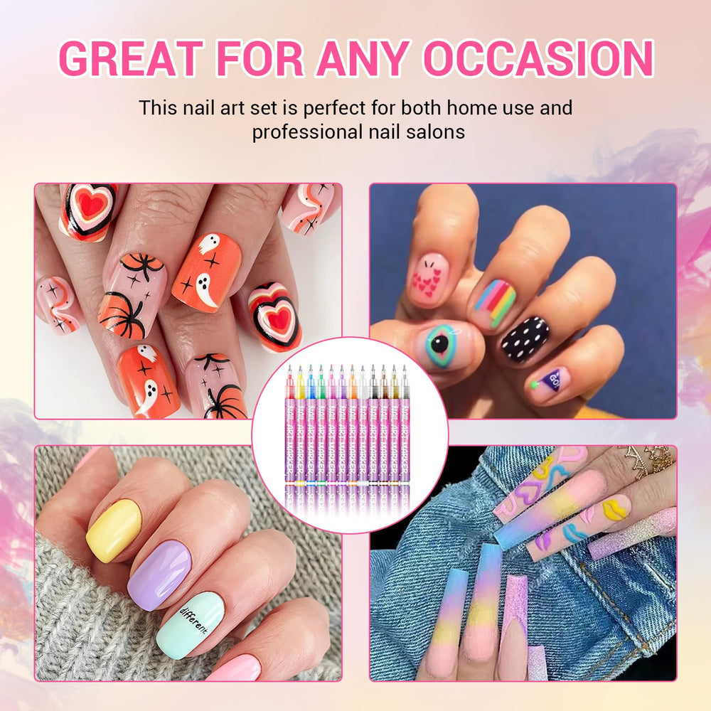 Poiykmt kit manicure personnalisé outils polyvalents pour design
