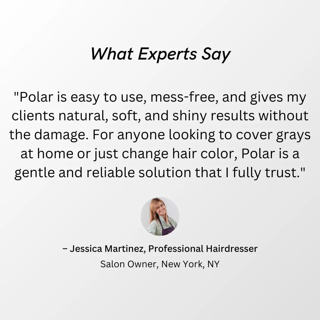 POLAR HAIR CARE : Utilisation sans odeur forte et nettoyage facile.