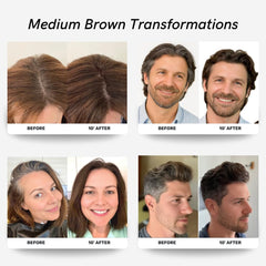 POLAR HAIR CARE - Résultat couleur brun moyen sur cheveux visiblement nourris.