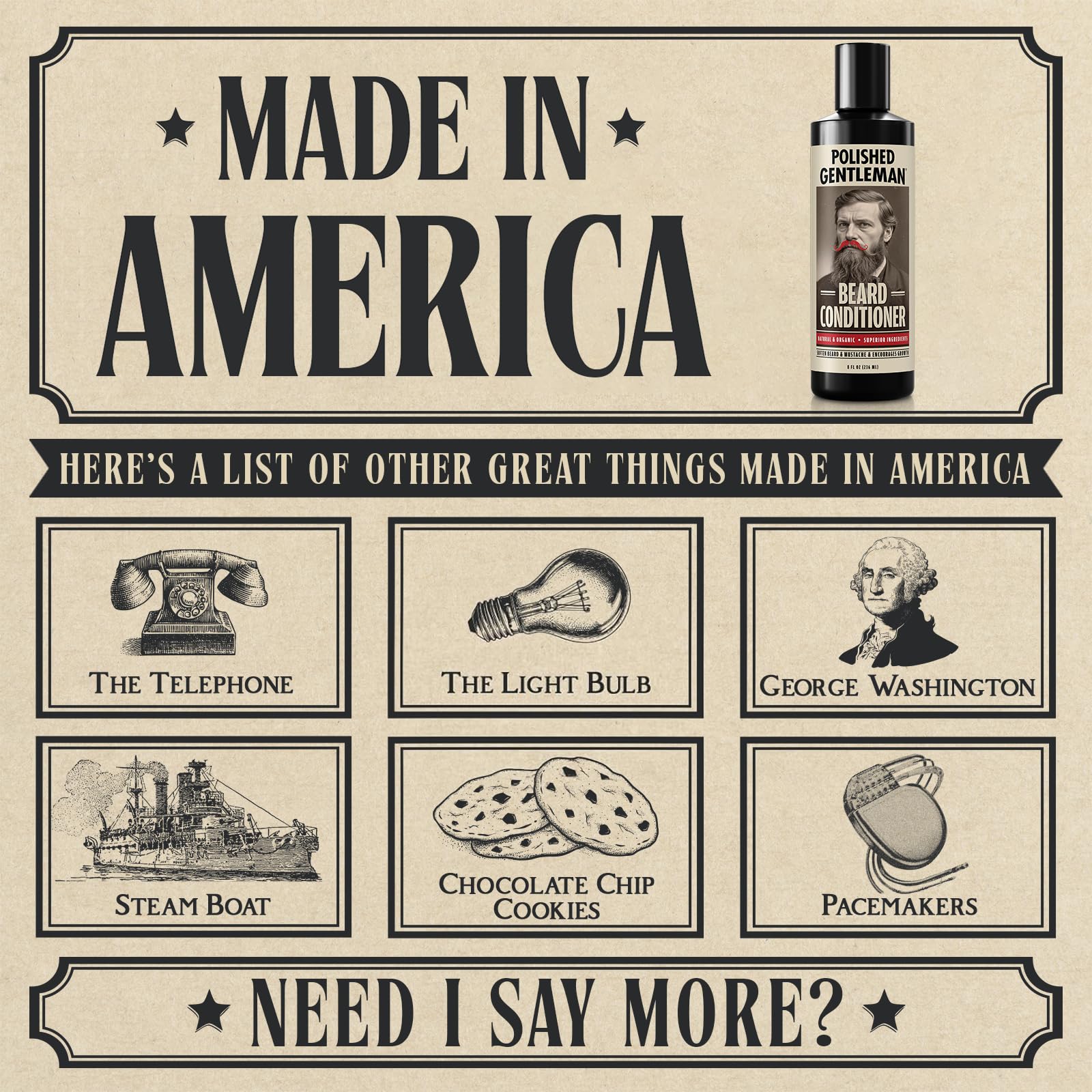 Polished Gentleman douceur et brillance barbe : fini lissé.