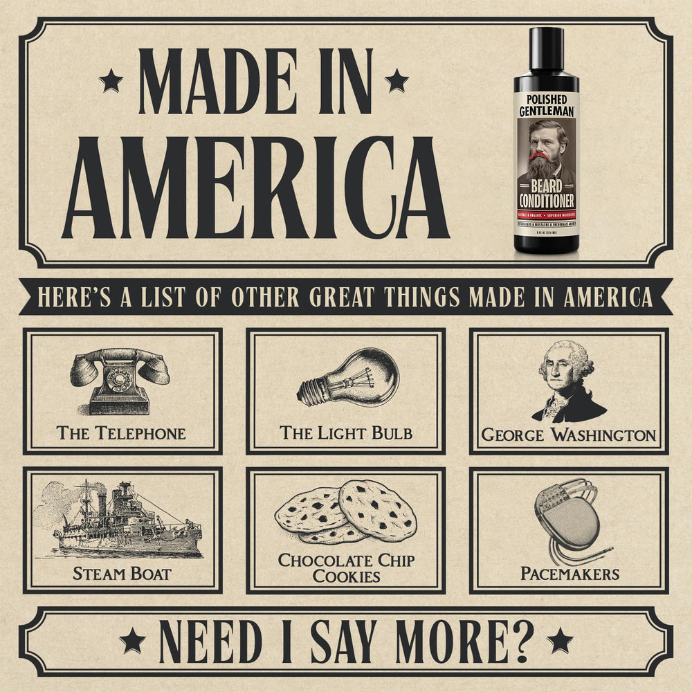 Polished Gentleman douceur et brillance barbe : fini lissé.