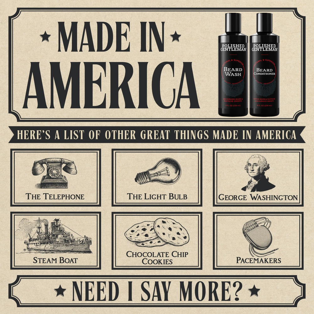 Polished Gentleman Growth Oil Barbe: flacon d'huile de croissance pour poils plus forts.