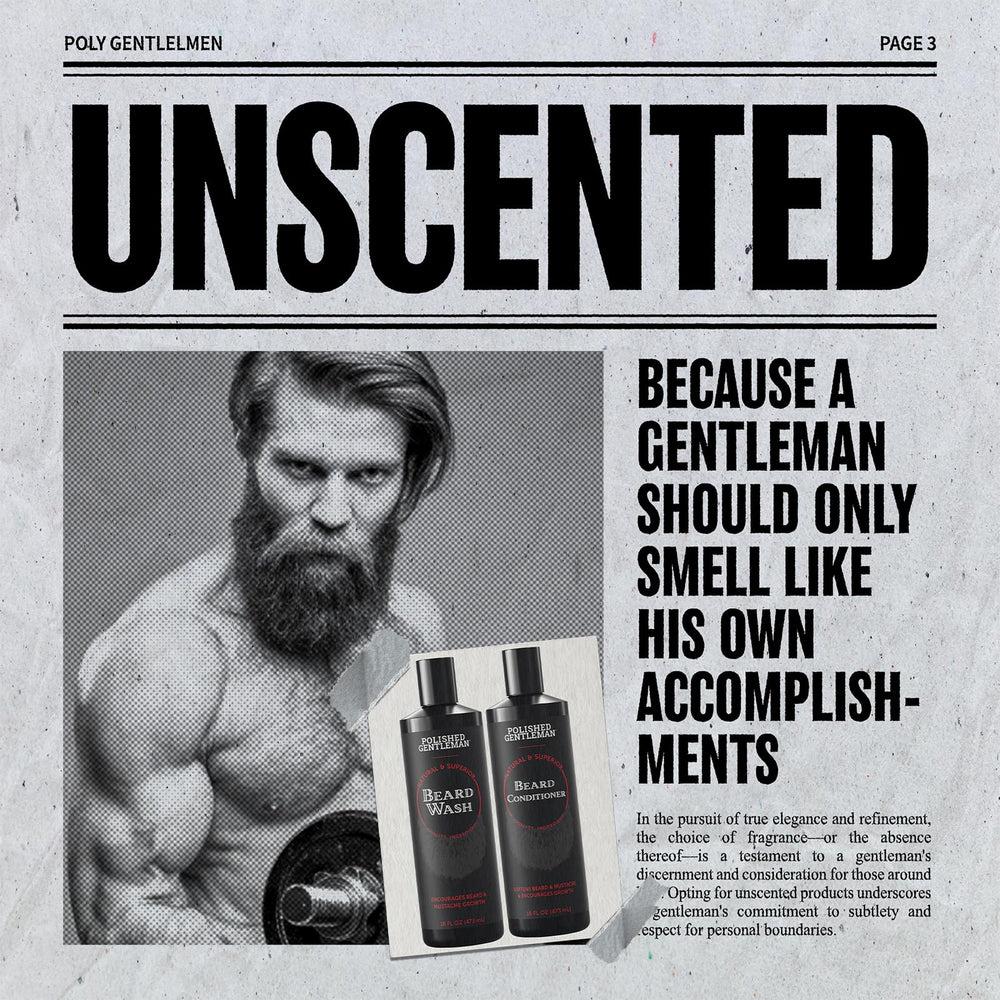 Polished Gentleman Ingrédients clés – étiquette naturelle et nourrissante.