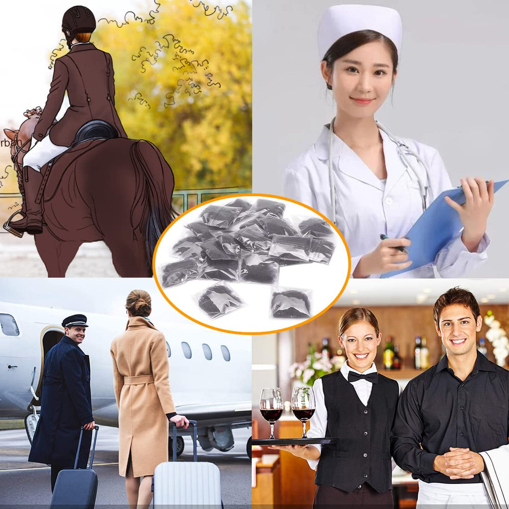 Polly Online filet cheveux chignon rapide noir idéal pour les journées actives