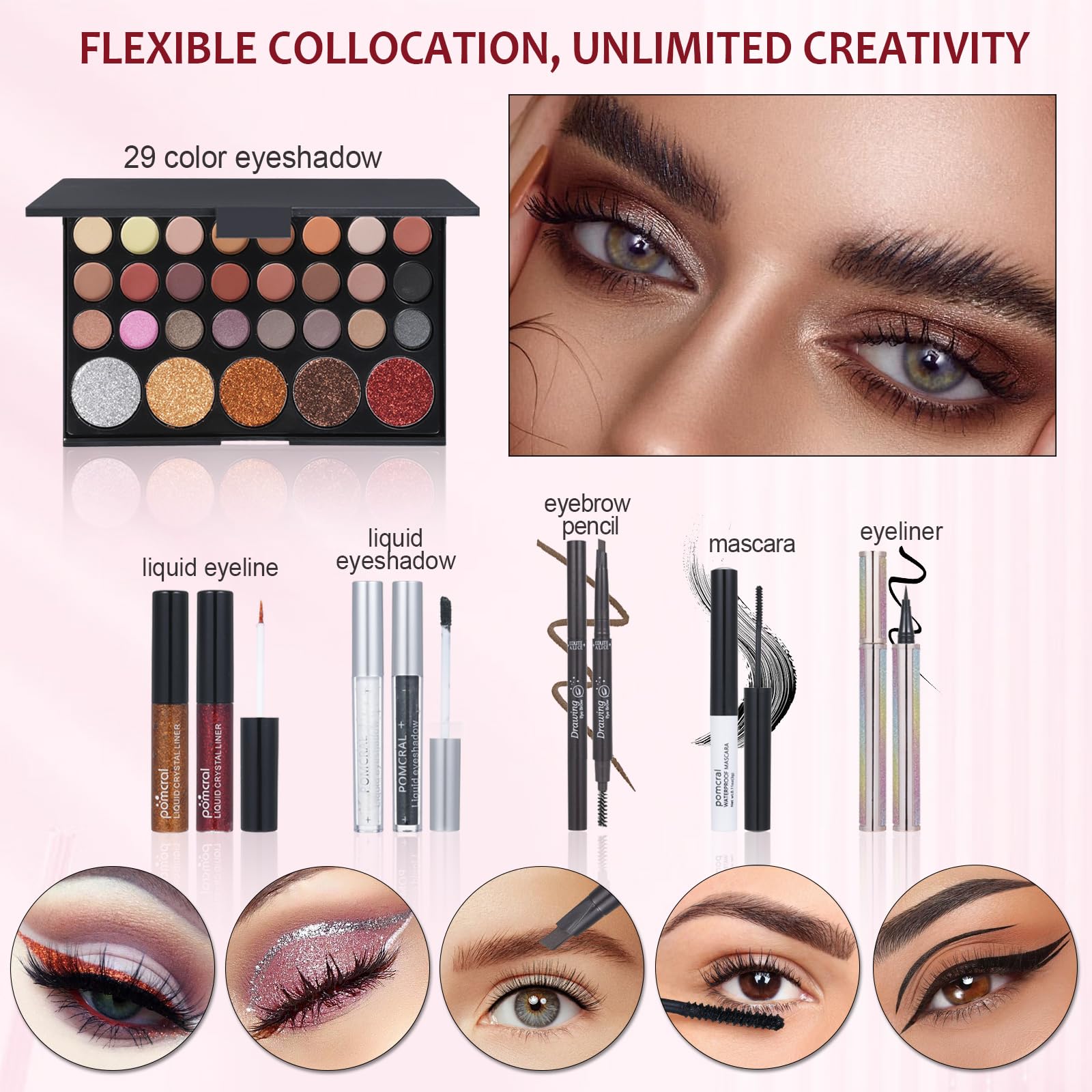 Delineant liquide Pomcral pour un regard net et durable.