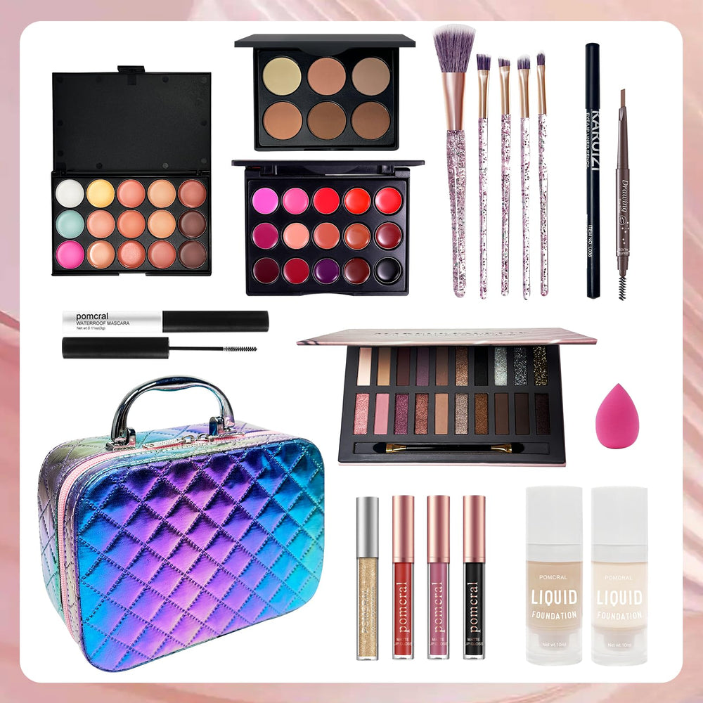 Pomcral Palettes Yeux: teintes polyvalentes pour créer différents looks.