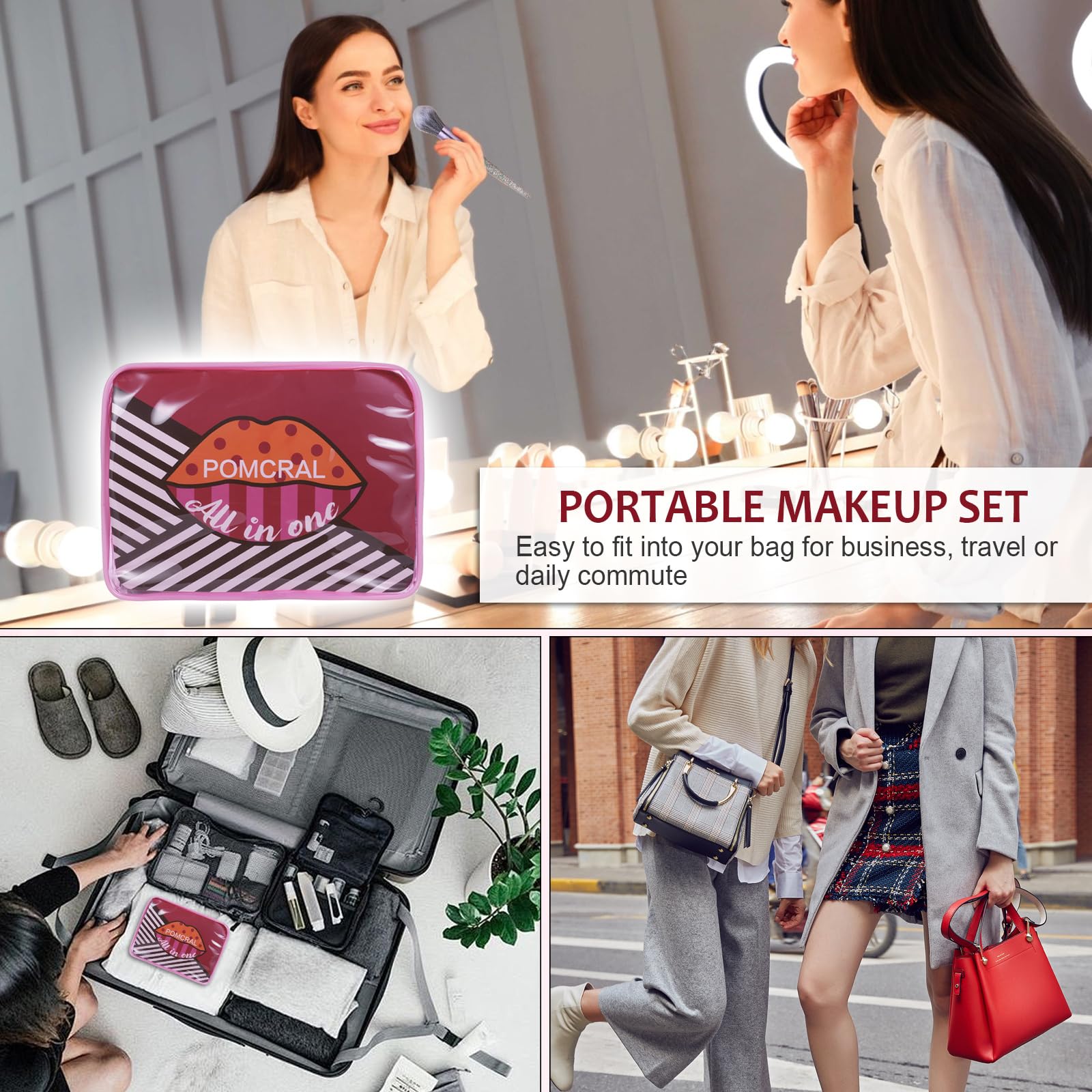Trousse voyage Pomcral pour transporter tout le nécessaire partout.