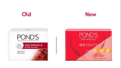 POND'S Age Miracle Jour texture onctueuse pénètre rapidement sans film gras.