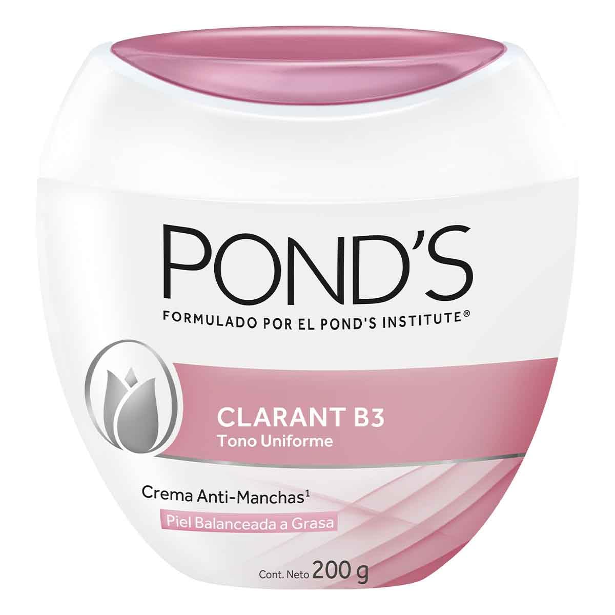 Pond's Clarant B3 : bouteille prête à intégrer votre routine quotidienne.