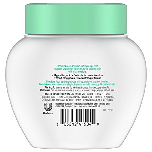 Démaquillage des yeux sans irritation avec POND'S Crème Froide.