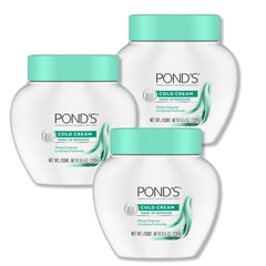 POND'S Crème Froide Nettoyant Visage en flacon, démaquillage en douceur et hydratation.