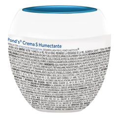 Application sur le visage et le cou avec POND'S Crème S Humectante.