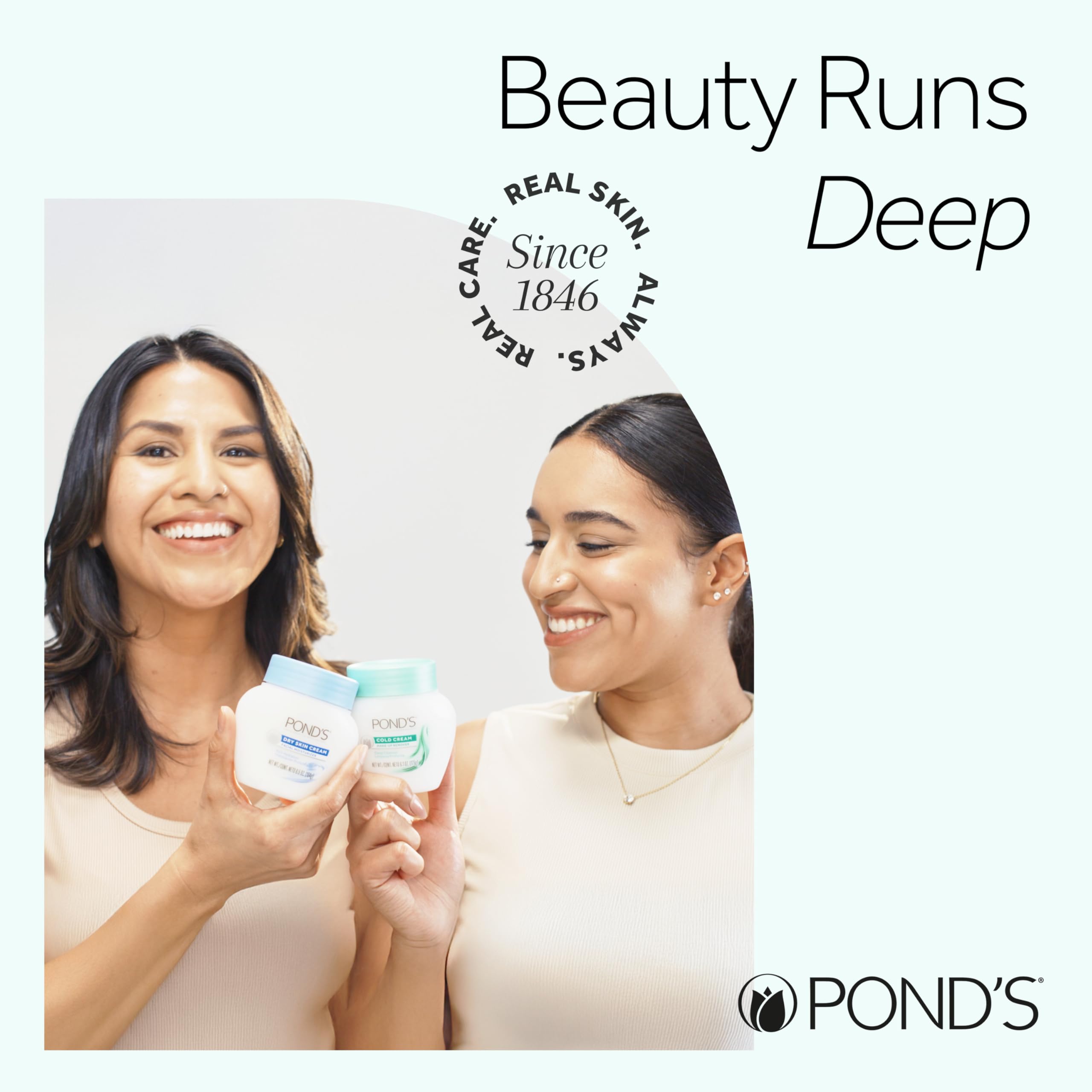 POND’S Rejuveness – ingrédients AHA, collagène et vitamine E pour peau hydratée.