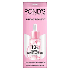 Pond's Sérum Brillance — bouteille pompe, éclat durable et hydratation légère.