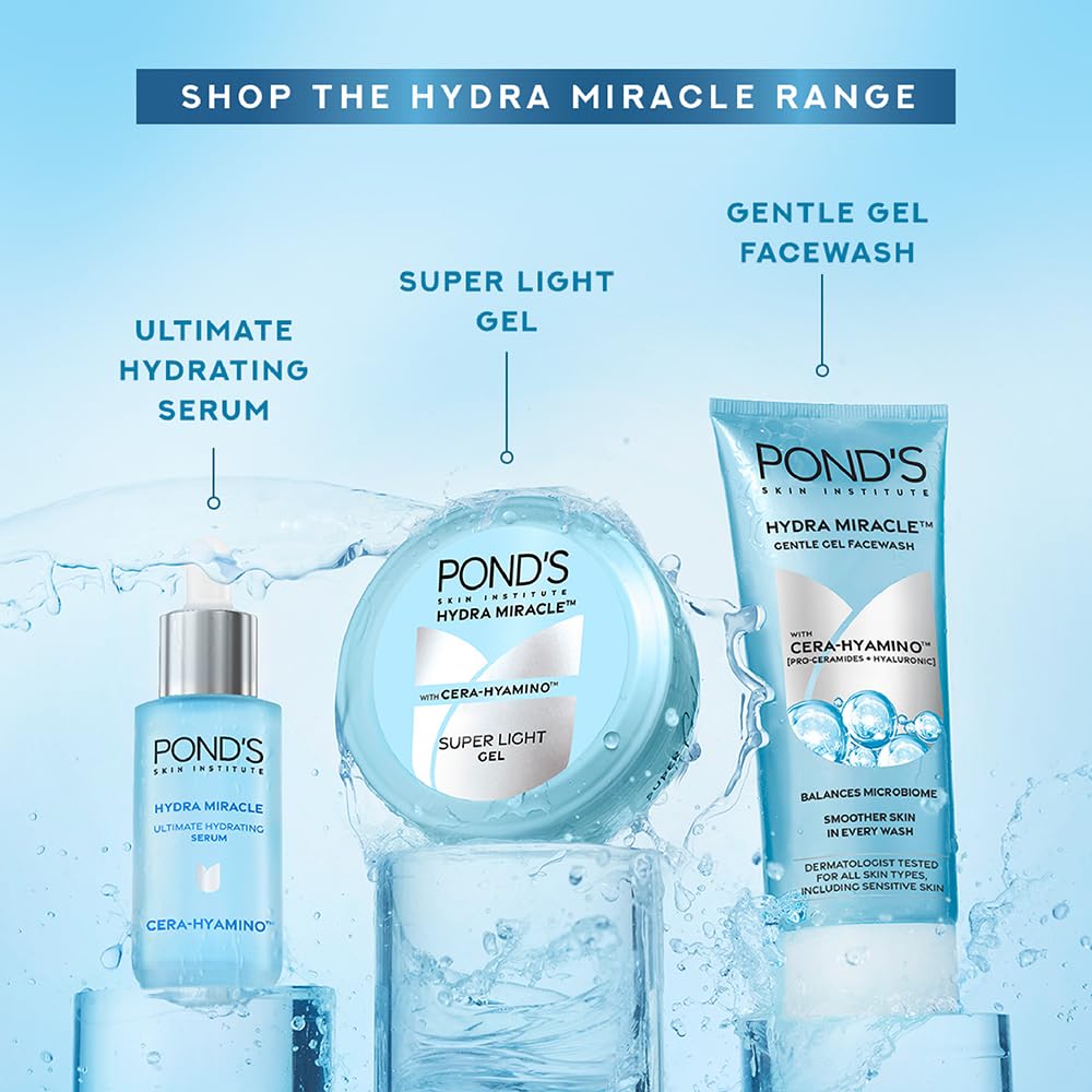 POND'S Super Light Gel, soin visage matin et soir.