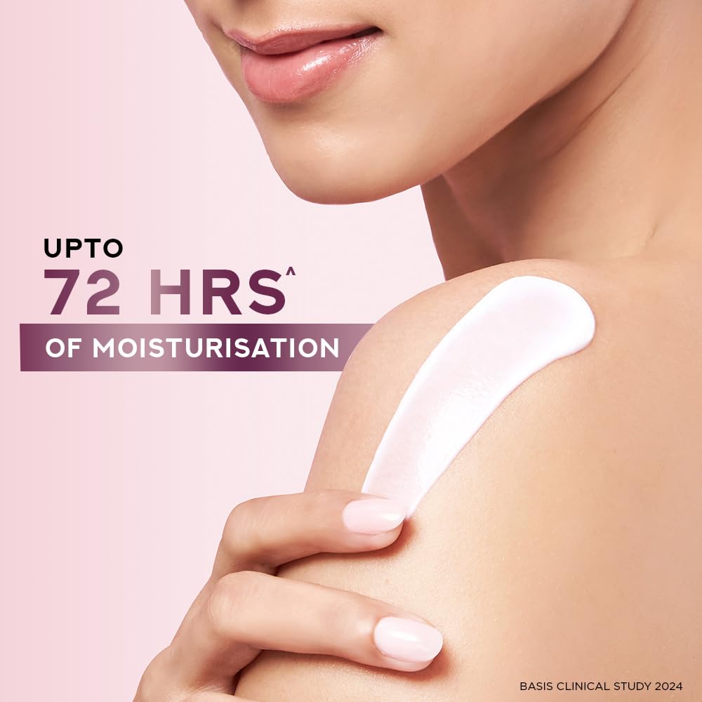 POND'S Triple Vitamine Lotion Corps, absorption rapide sans sensation collante.
