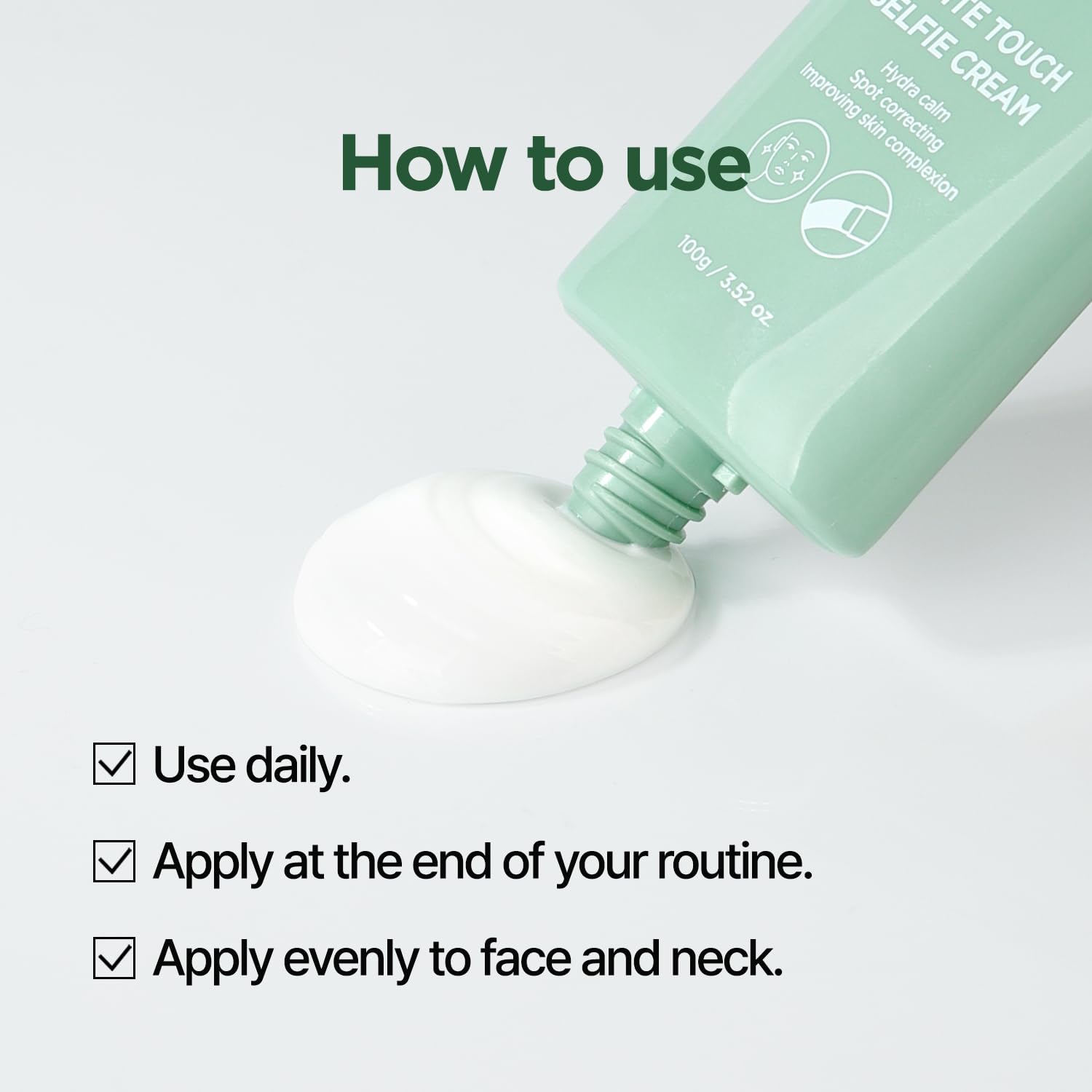 PONGDANG White Touch Selfie Cream — fini léger prêt pour maquillage et éclat.