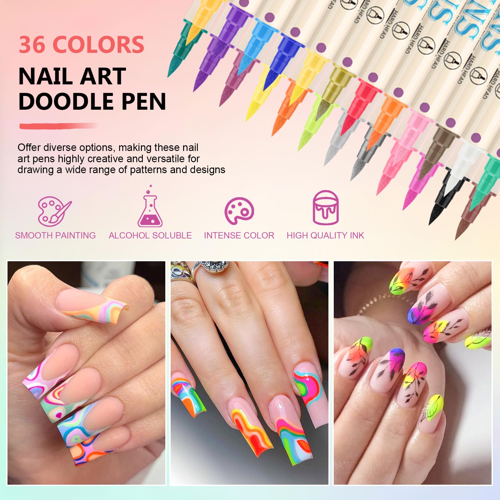 Ponhey stylo art cadeau idéal — coffret élégant pour offrir créativité et beauté.