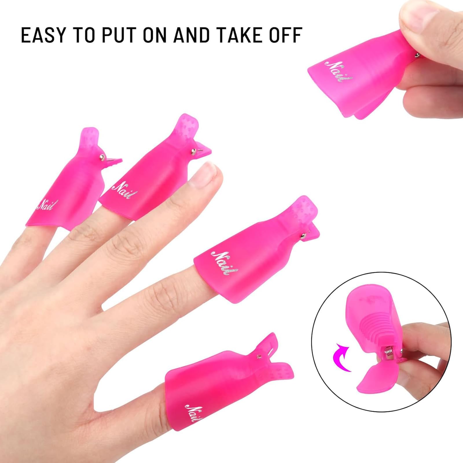 Ponjowl Bloc-buffer ongles, tampon de polissage pour une finition lisse