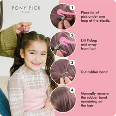 Pack Pony Pick 3 outils coiffure rapide.