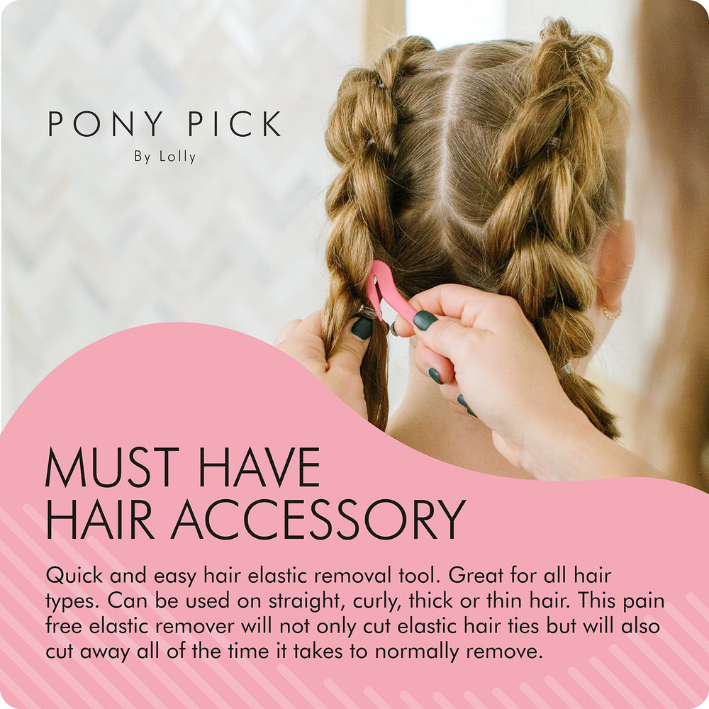 Pony Pick style rapide des cheveux grâce à l’outil.