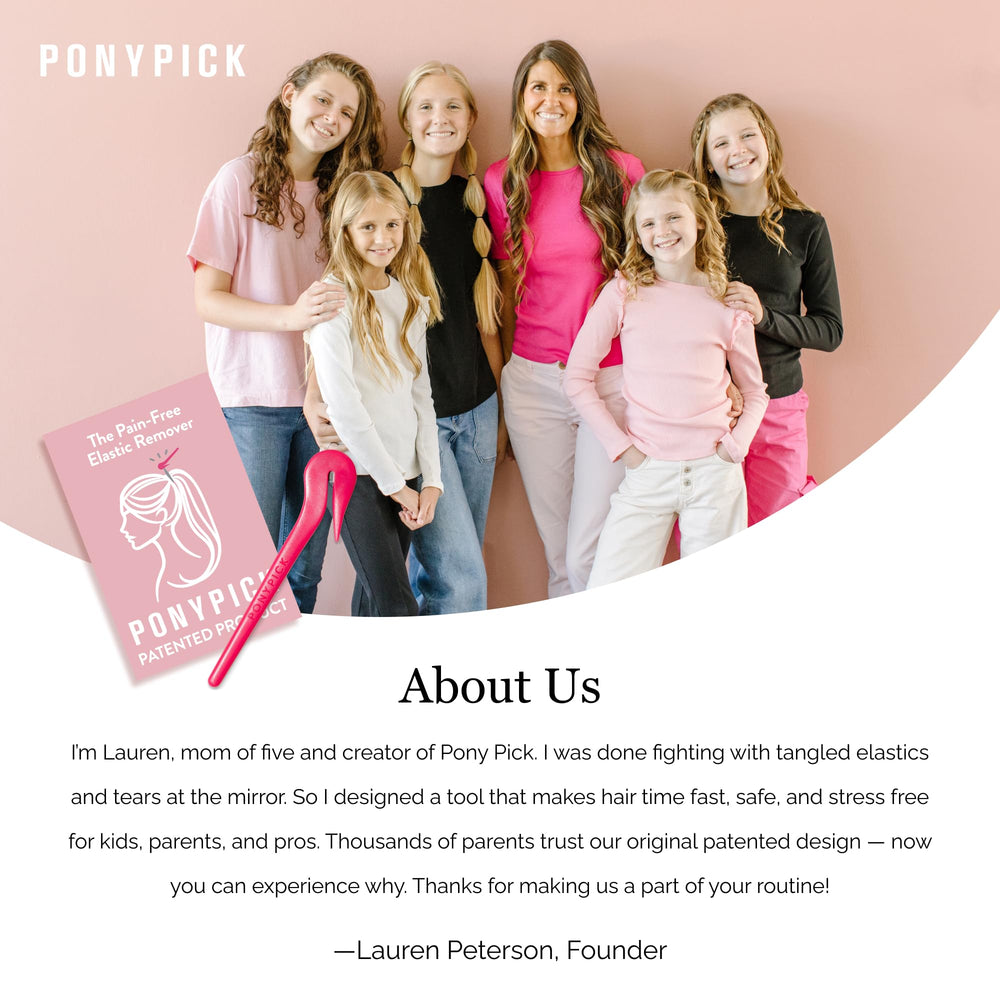 Pony Pick utilisation en 3 étapes pour des coiffures faciles.