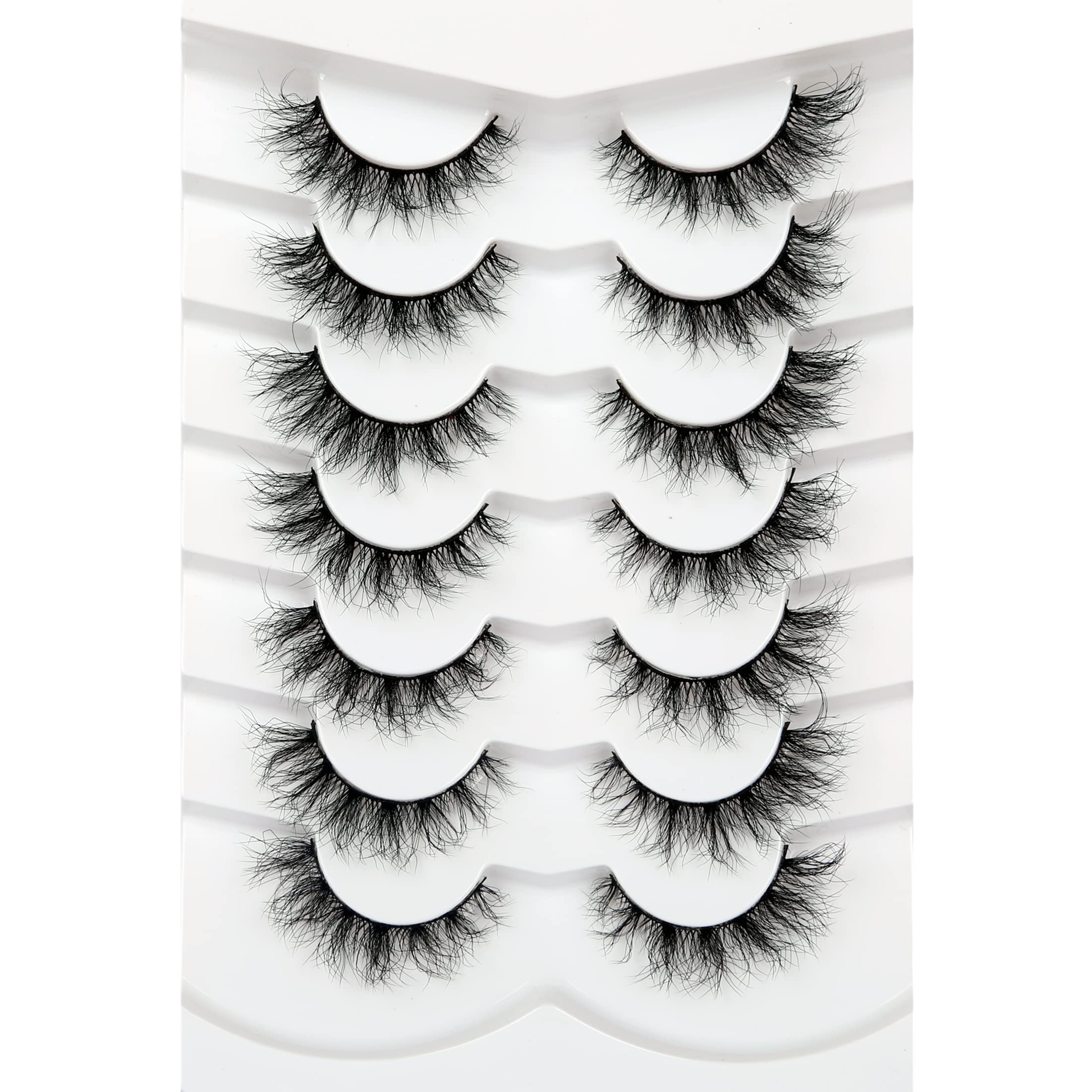 Pooplunch cils 8D Effet volume pour un regard ouvert et naturel.