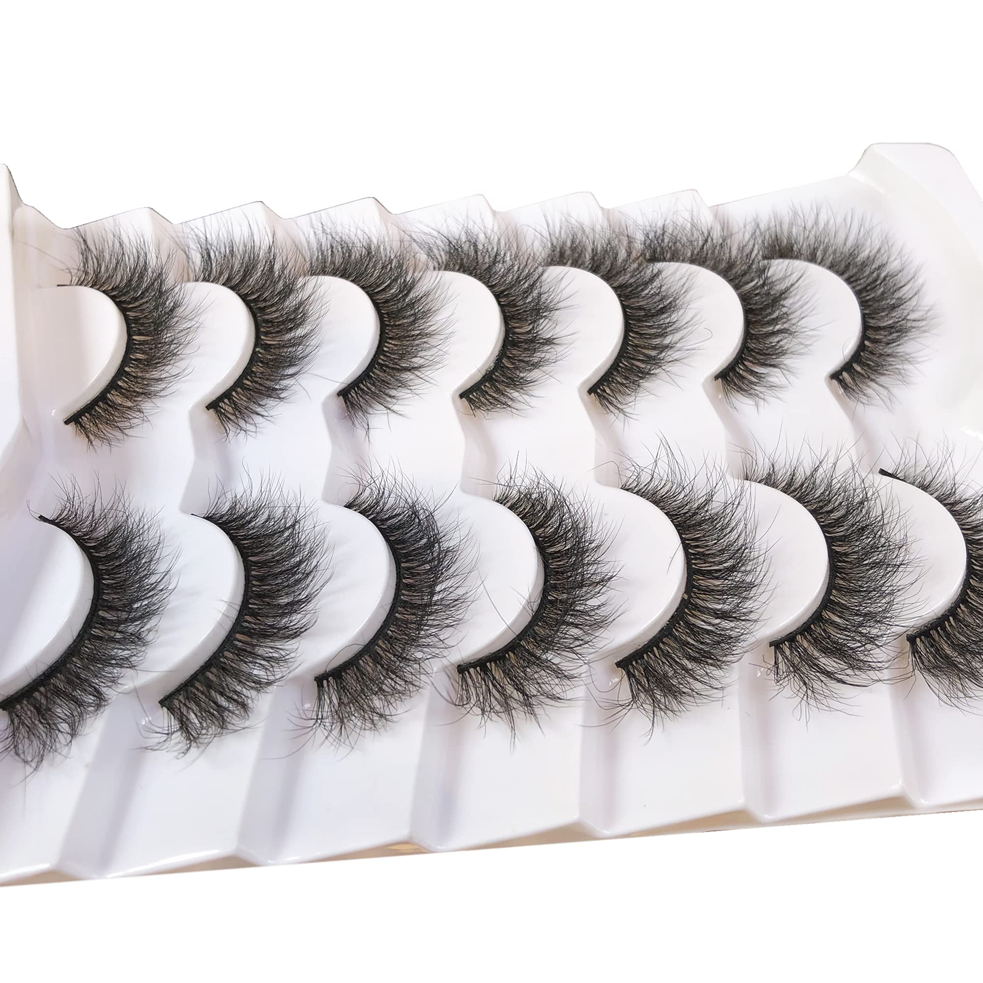 Pooplunch Cils 8D réutilisables, durables et économiques