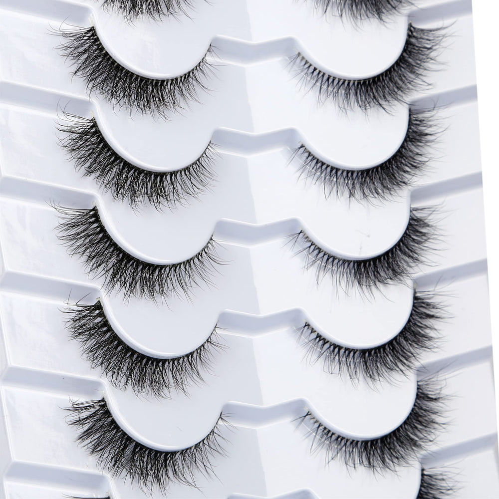 Pooplunch cils 8D soie synthétique au toucher ultra doux