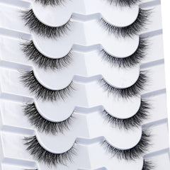 Pooplunch cils 8D soie synthétique au toucher ultra doux