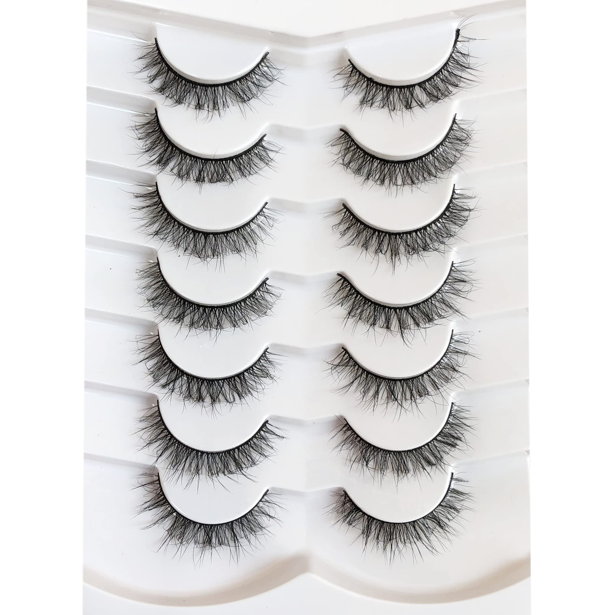 Pooplunch cils 8D soie : fibres ultra fines pour un regard naturel.