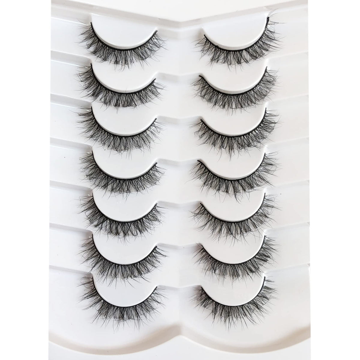 Pooplunch cils 8D soie : fibres ultra fines pour un regard naturel.