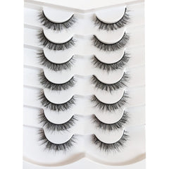 Pooplunch cils 8D soie : fibres ultra fines pour un regard naturel.