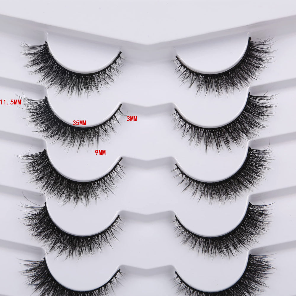 Pooplunch cils 8D – texture douce en vue rapprochée pour un fini naturel.
