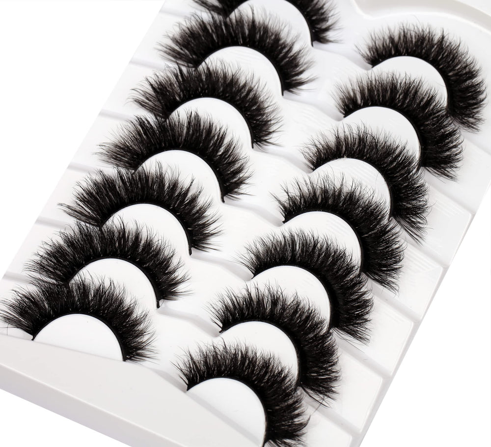 Pooplunch pack 7 paires pour plusieurs styles de maquillage.