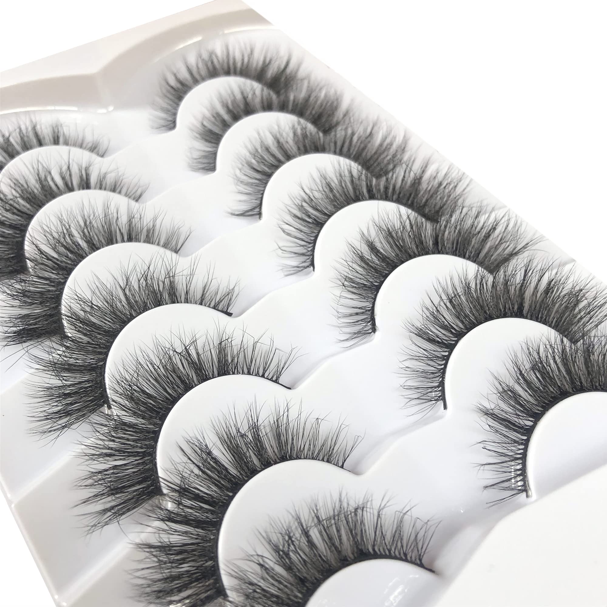 Pooplunch cils pack de 7 paires, choix polyvalent pour différentes envies.