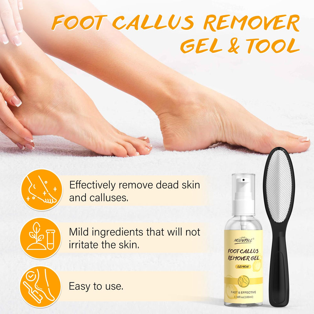POP MODERN.C gel callosités – action ciblée sur les rugosités des pieds.