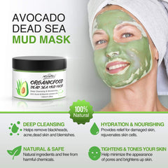 POP MODERN.C Masque boue mer Morte, detox et régulation du teint.