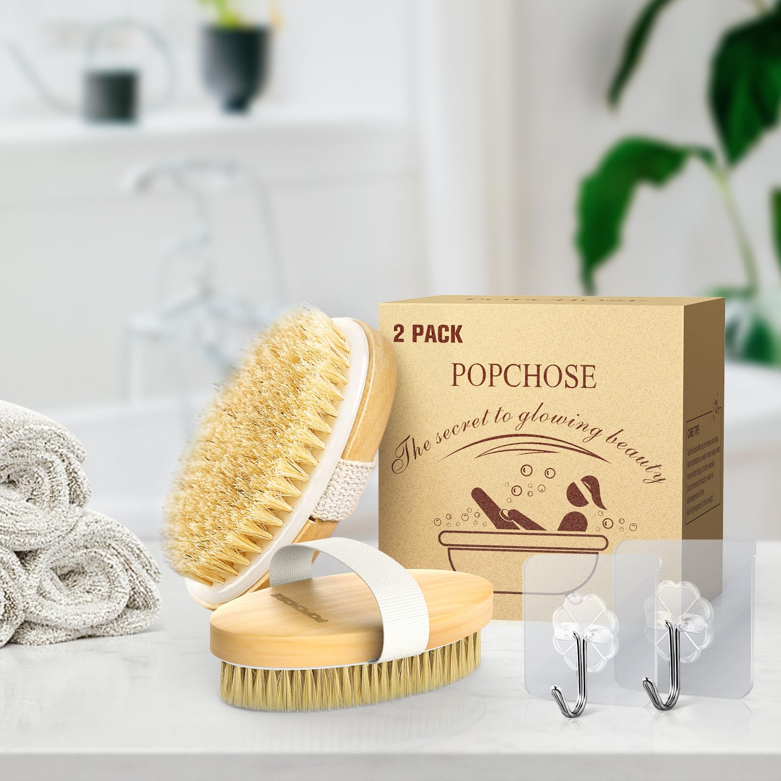 POPCHOSE brosse-cadeau-bien-etre: idée cadeau idéale pour prendre soin de soi